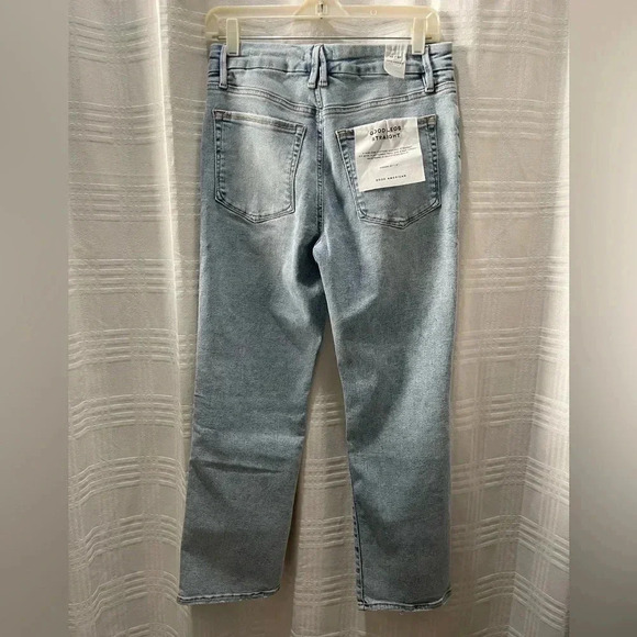 Good American Good legs straight high rise jeans - Picture 2 of 8